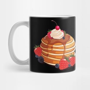 pancakes, kawaii, cream Mug